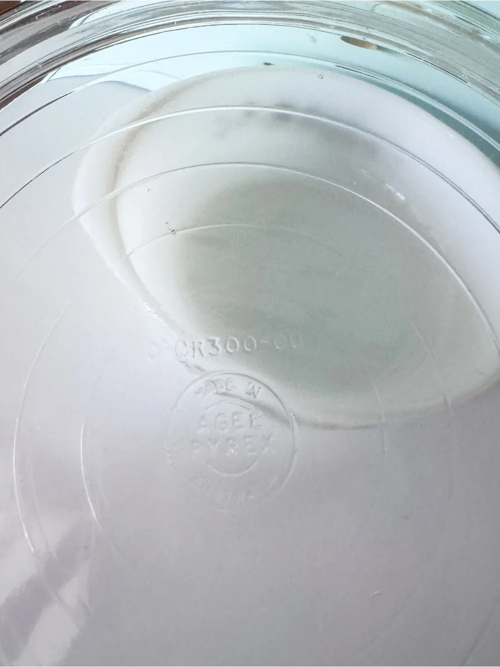 AGEE Pyrex Golden Pine Round Casserole Lid Vintage Australian CR 300 | 3 Pint
